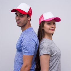 Rojo y Rosa con Blanco